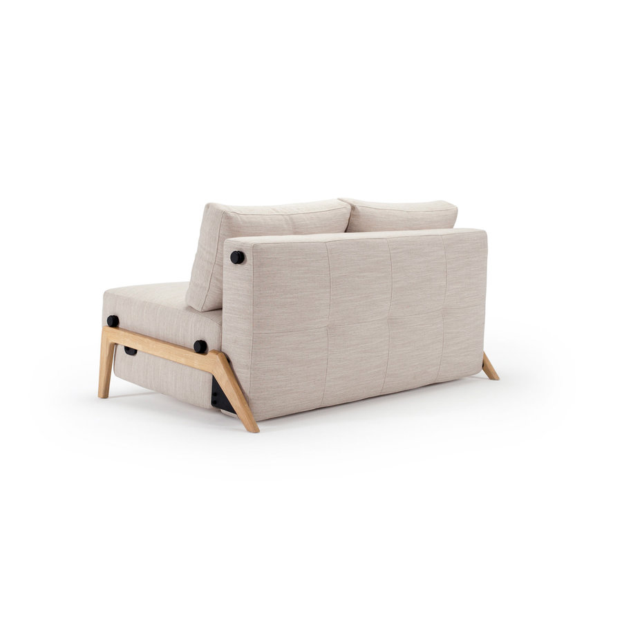 Cubed Wood 140 cm Slaapbank Zand Cubed Wood 140 cm Slaapbank Zand