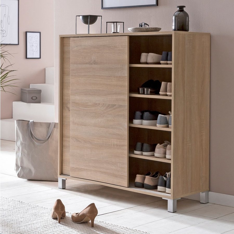 Bardolf Schoenenkast Sonoma Eiken Bardolf Schoenenkast Sonoma Eiken