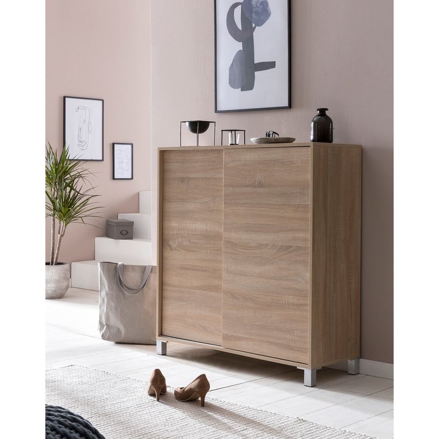 Bardolf Schoenenkast Sonoma Eiken Bardolf Schoenenkast Sonoma Eiken