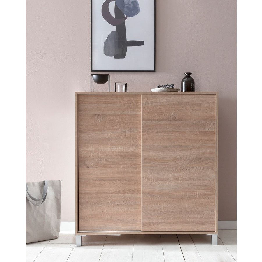 Bardolf Schoenenkast Sonoma Eiken Bardolf Schoenenkast Sonoma Eiken