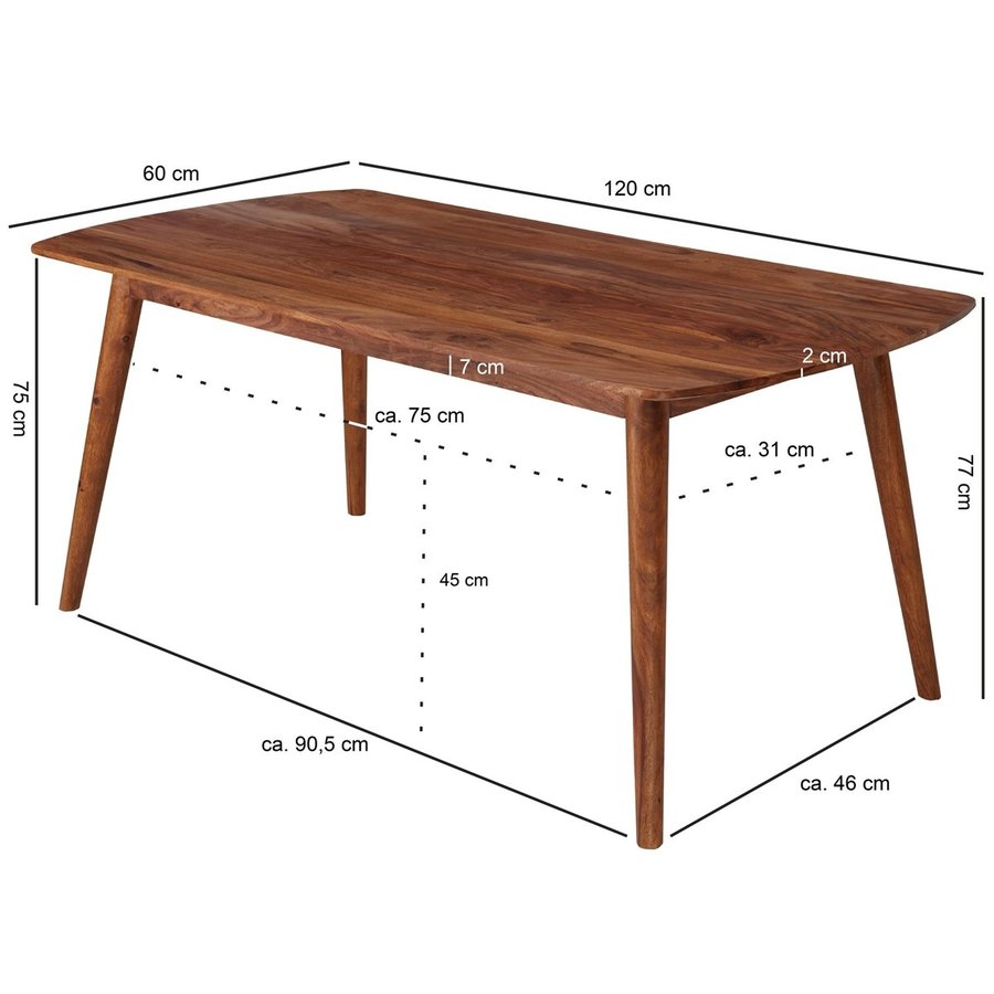 Aaron Eettafel L120 cm Aaron Eettafel L120 cm