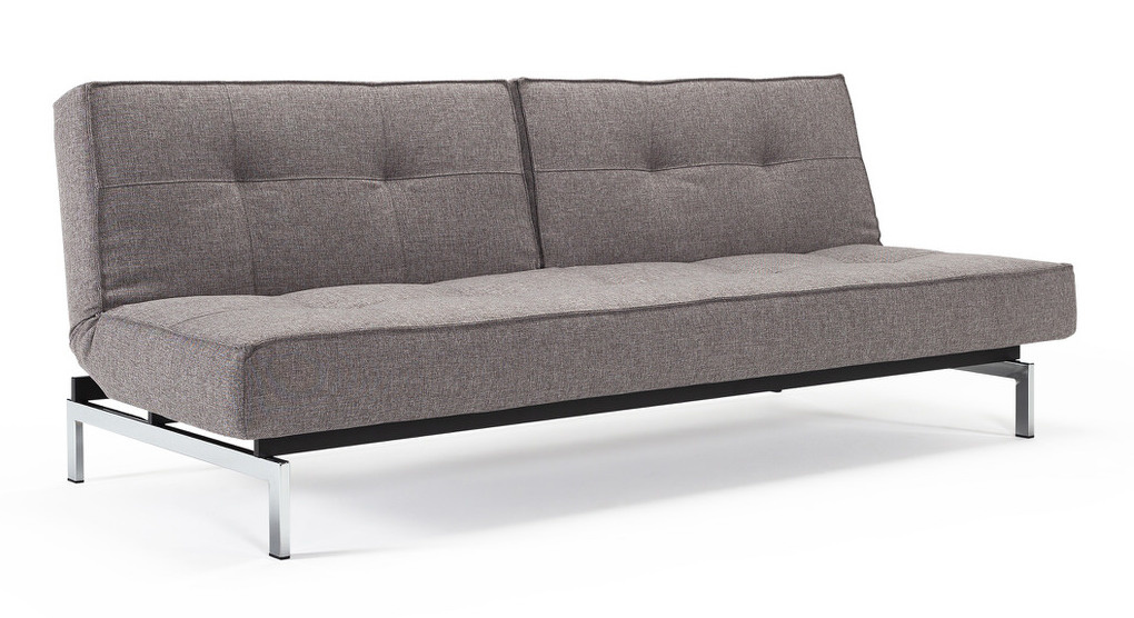 Innovation Living Splitback Slaapbank Grijs / Chroom