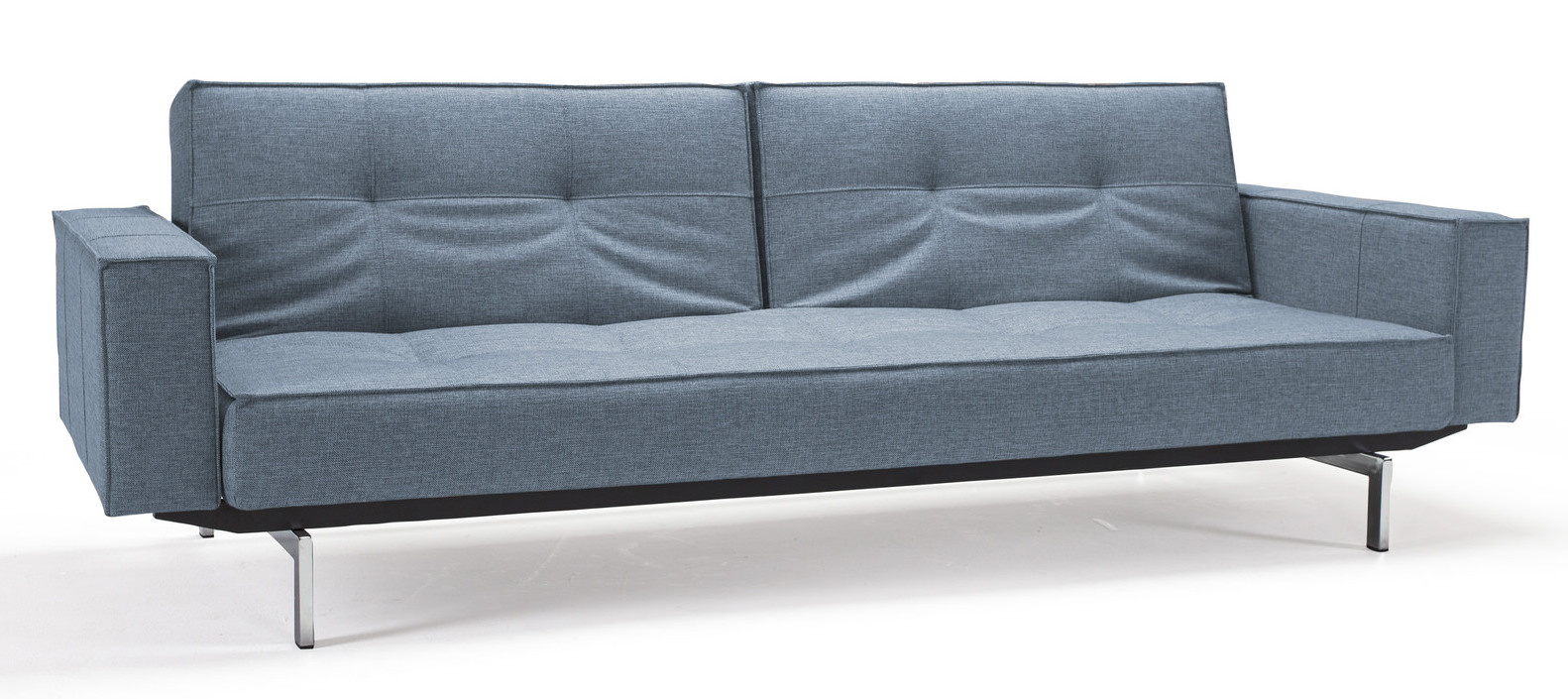 Innovation Living Splitback Deluxe Slaapbank Blauw / Chroom