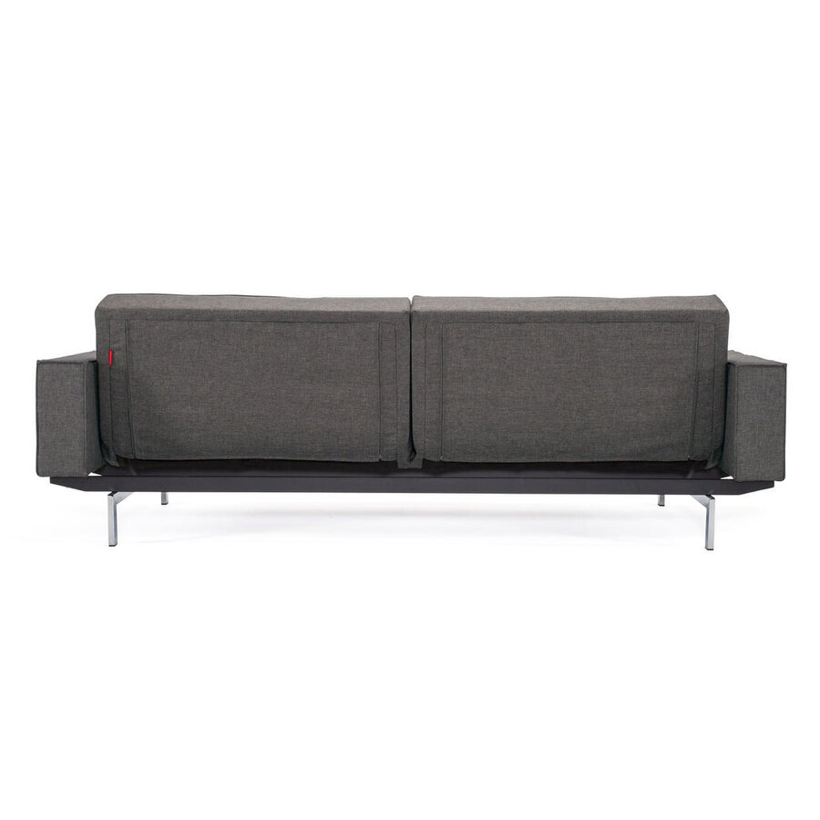 Splitback Deluxe Slaapbank Donkergrijs / Chroom Splitback Deluxe Slaapbank Donkergrijs / Chroom