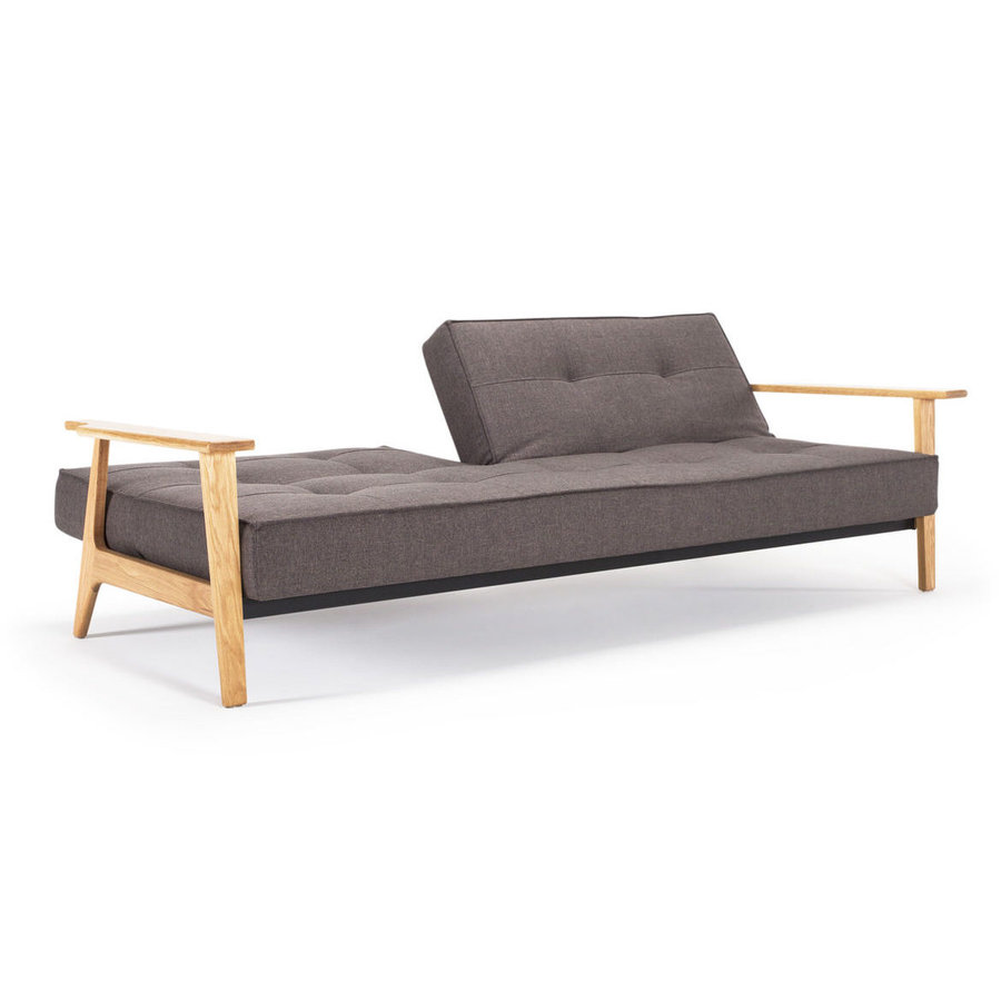 Splitback Slaapbank Frej Donkergrijs Splitback Slaapbank Frej Donkergrijs