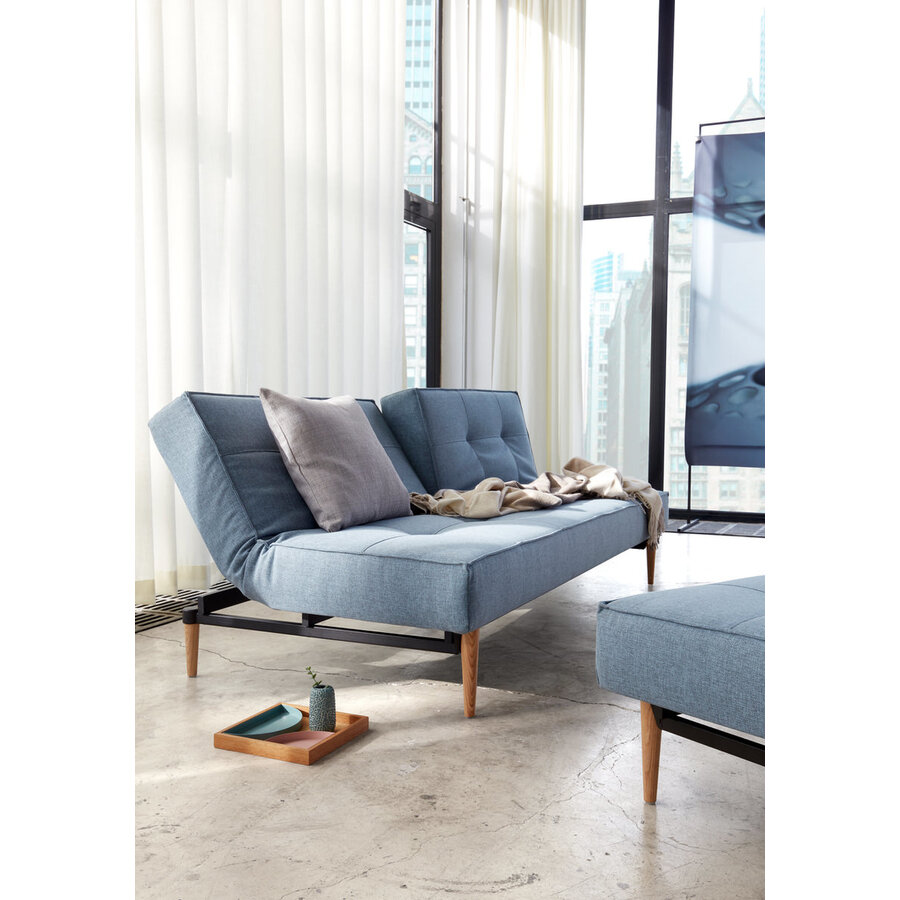 Splitback Slaapbank Blauw / Styletto Splitback Slaapbank Blauw / Styletto