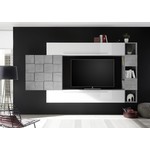 Benvenuto Design Bex TV-wandmeubel 25 Wit / Beton Benvenuto Design Bex TV-wandmeubel 25 Wit / Beton