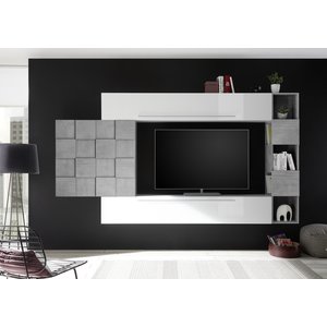 Benvenuto Design Bex TV-wandmeubel 25 Wit / Beton