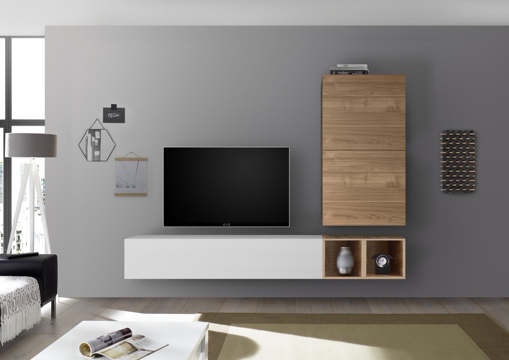 Benvenuto Design Bex TV-wandmeubel 40 Eiken