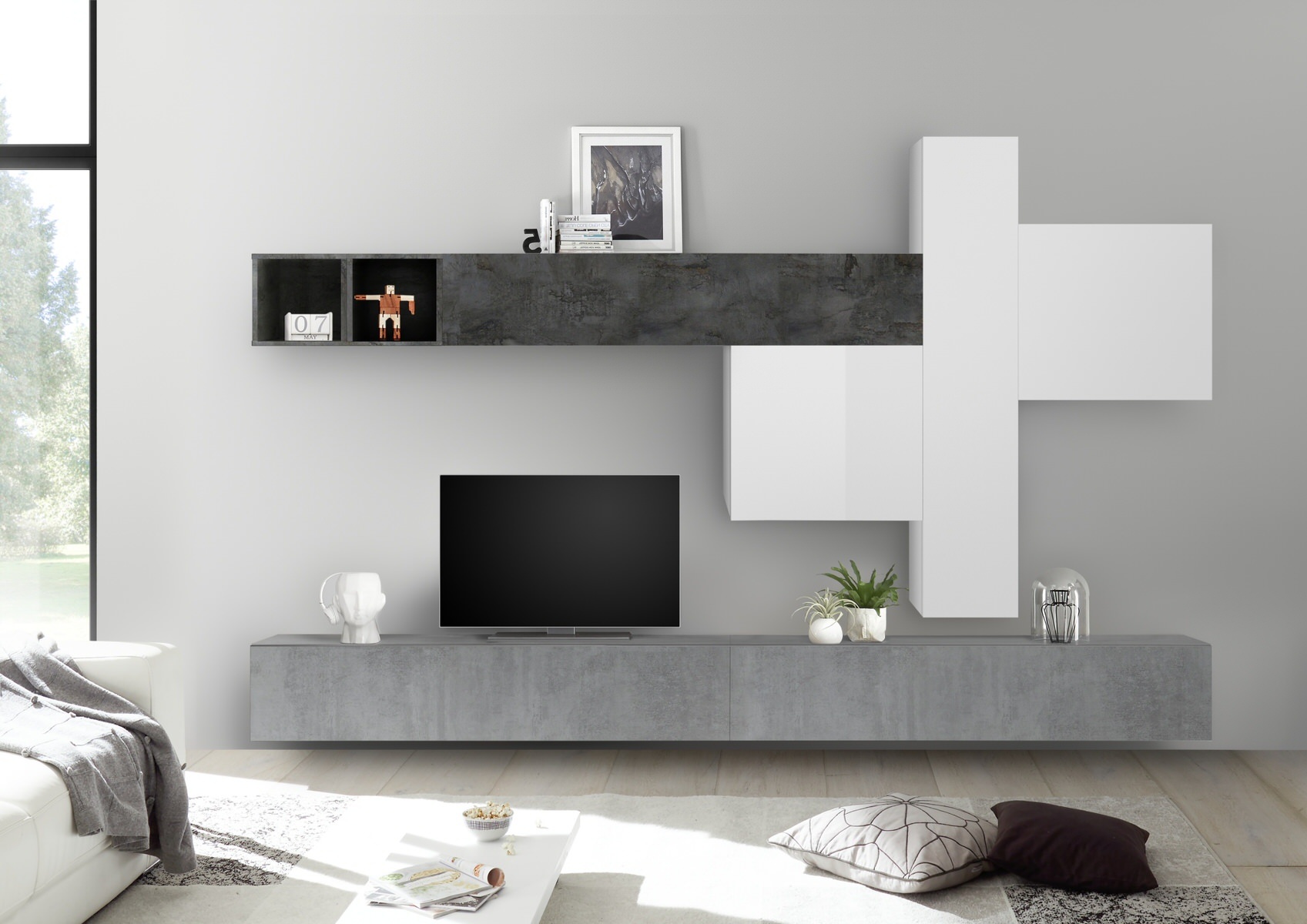 Benvenuto Design Bex TV-wandmeubel 41 Oxid