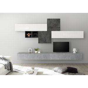 Benvenuto Design Bex TV-wandmeubel 44 Oxid