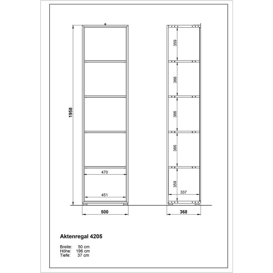 Monteria Boekenkast Large Eiken