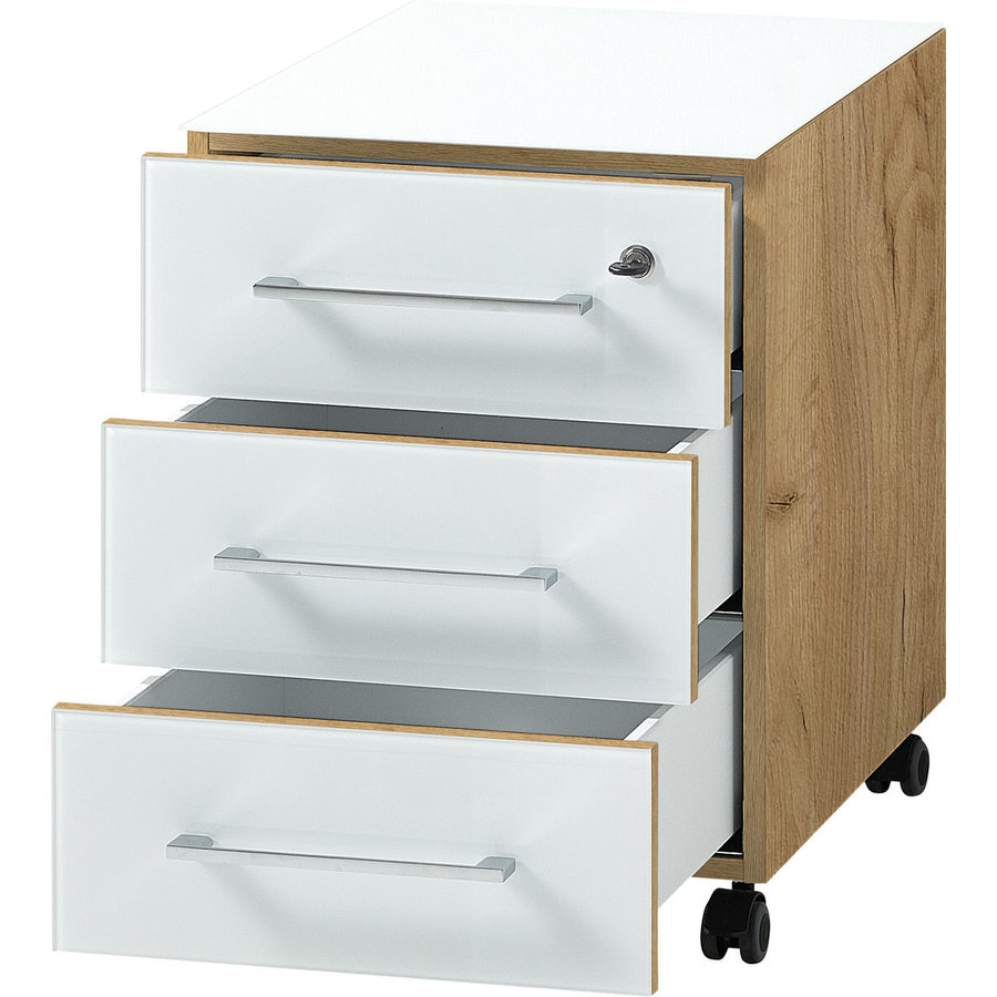 Monteria Ladeblok Wit / Eiken