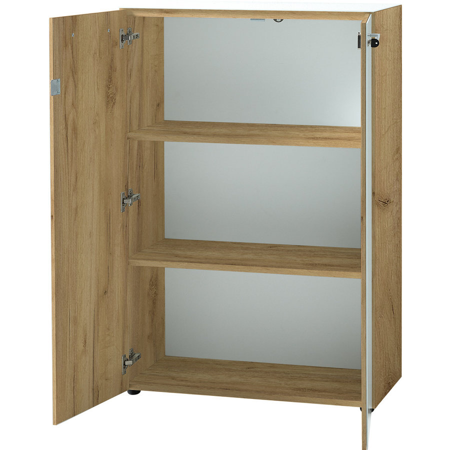 Monteria Kantoorkast Small Wit / Eiken Monteria Kantoorkast Small Wit / Eiken