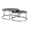 Blackbone Salontafel Set Zilver