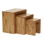 Sky Style Akazie Bijzettafel Set Bruin Sky Style Akazie Bijzettafel Set Bruin