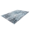 Medellin Vloerkleed 80 x 150 cm Zilver / Blauw