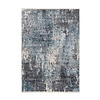 Medellin Vloerkleed 160 x 230 cm Zilver / Blauw