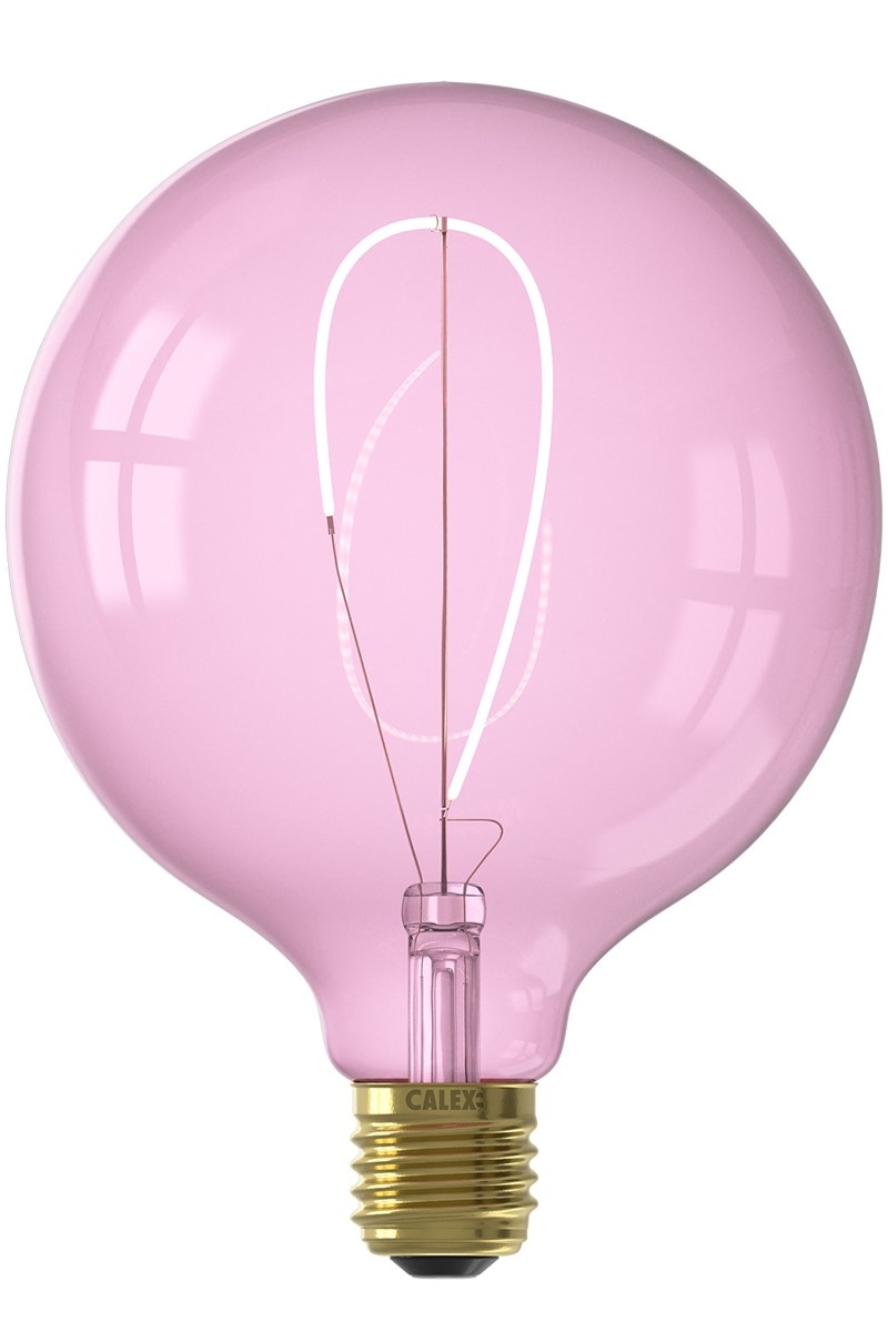 Calex Holland Nora G125 LED Lamp Roze kopen bij Furnea