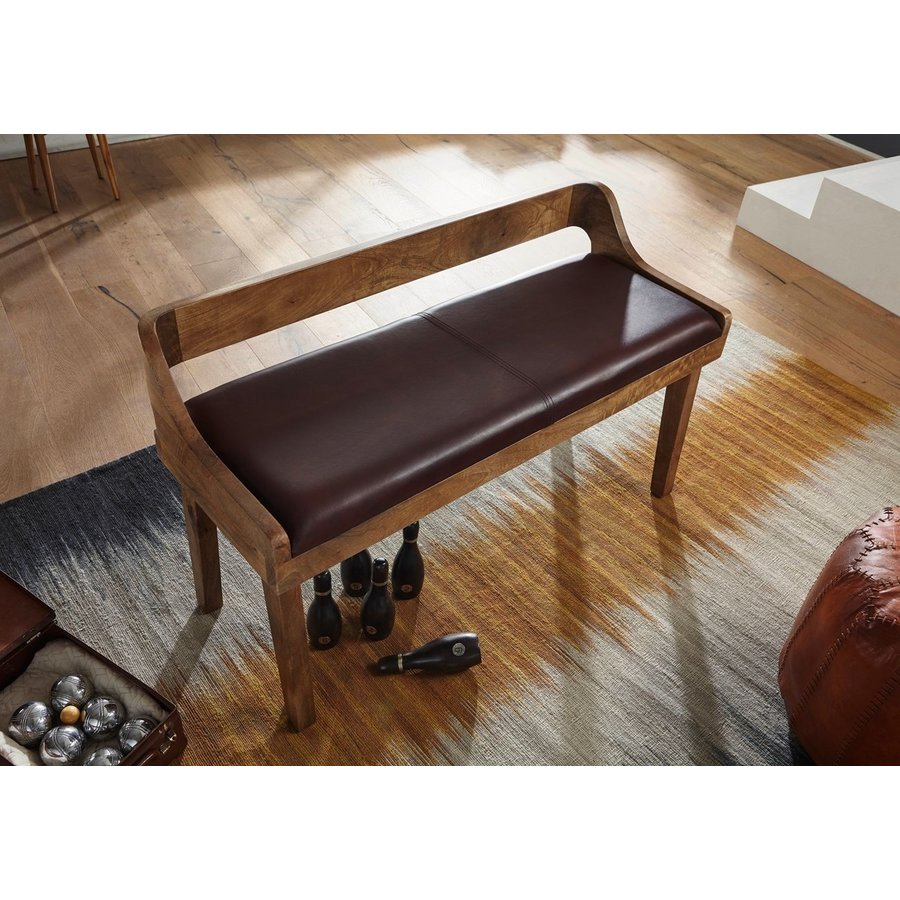 Rana Halbank Massief met Rugleuning Rana Halbank Massief met Rugleuning