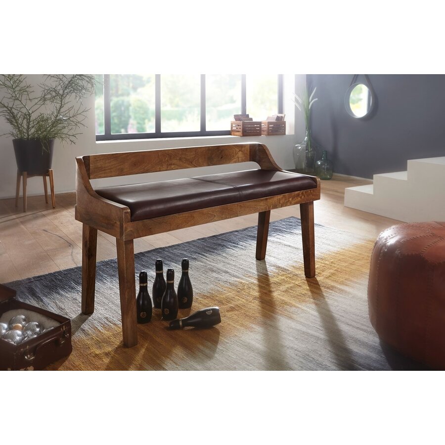 Rana Halbank Massief met Rugleuning Rana Halbank Massief met Rugleuning