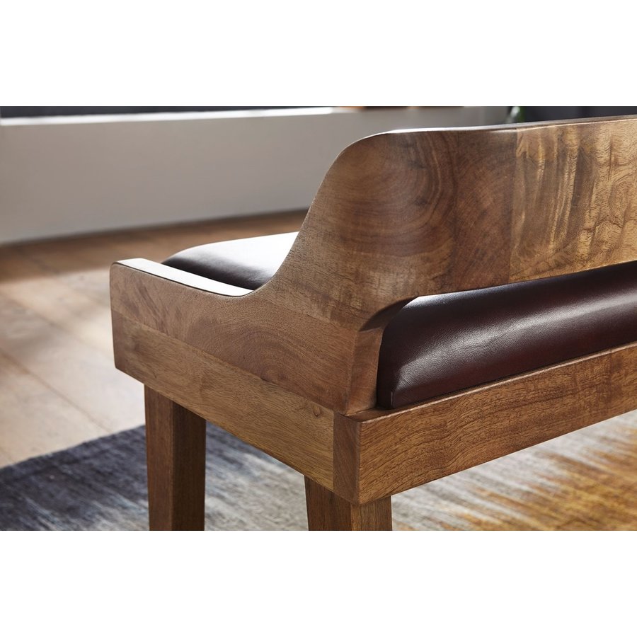 Rana Halbank Massief met Rugleuning Rana Halbank Massief met Rugleuning