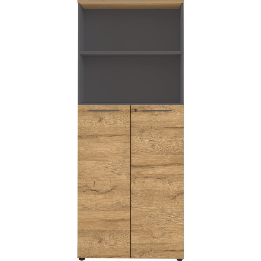 Agenda Kantoorkast 197 cm Deuren/Vakken Eiken