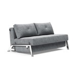 Innovation Living Cubed Chrome 160 cm Slaapbank Grijs Innovation Living Cubed Chrome 160 cm Slaapbank Grijs