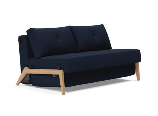 Innovation Living Cubed Wood 160 cm Slaapbank Donkerblauw