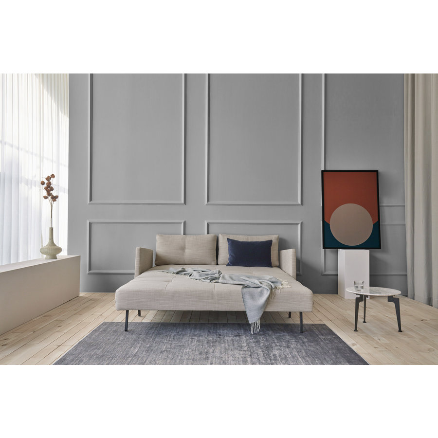 Cubed met Armleuning 160 cm Slaapbank Zand Cubed met Armleuning 160 cm Slaapbank Zand