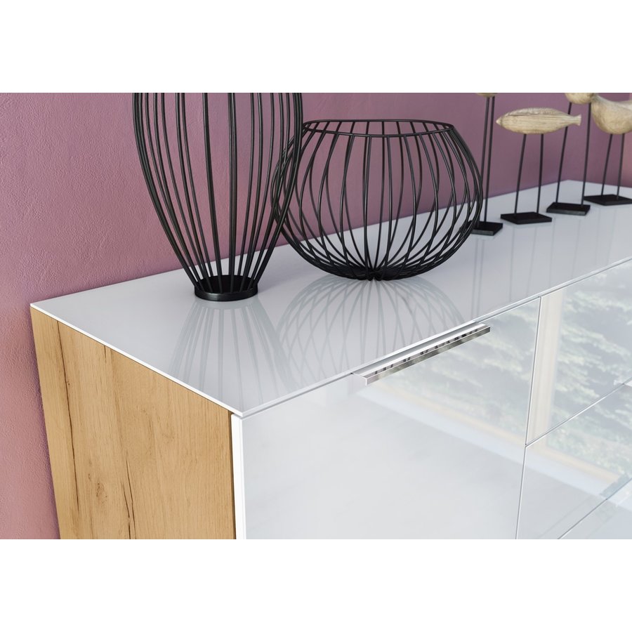 Oakland Ladekast Eiken / Wit Oakland Ladekast Eiken / Wit