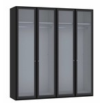 Jutzler Smoke Draaideurkast Rookglas 4 deuren Jutzler Smoke Draaideurkast Rookglas 4 deuren
