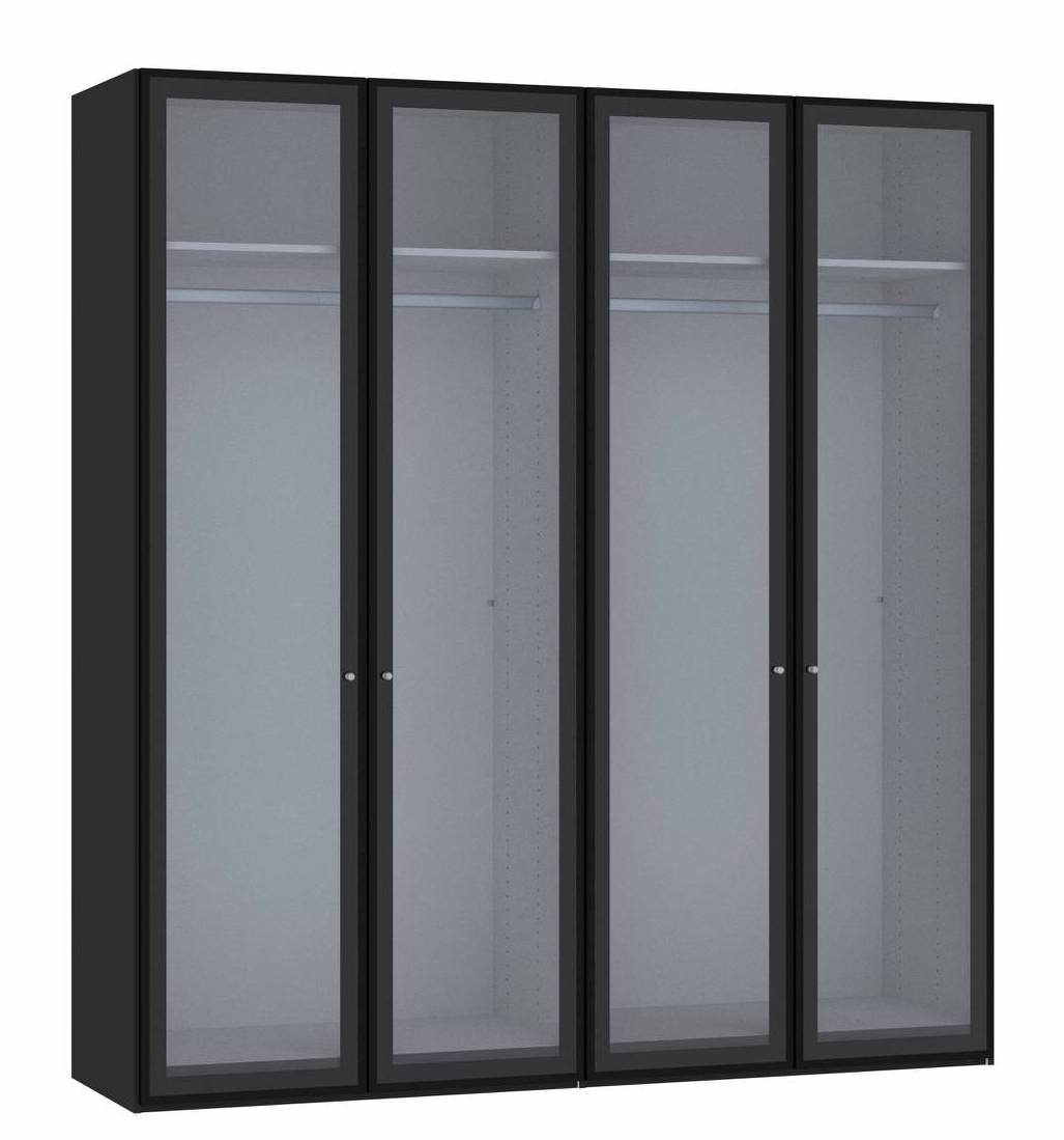 Jutzler Smoke Draaideurkast Rookglas 4 deuren