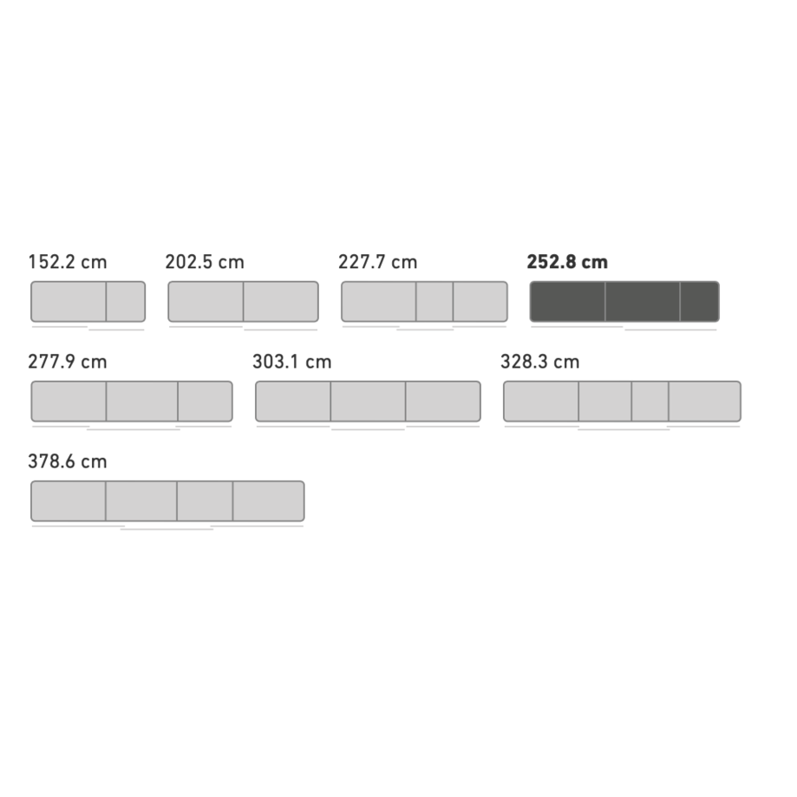 Blanche Schuifdeurkast Wit/Spiegel 253 cm Blanche Schuifdeurkast Wit/Spiegel 253 cm