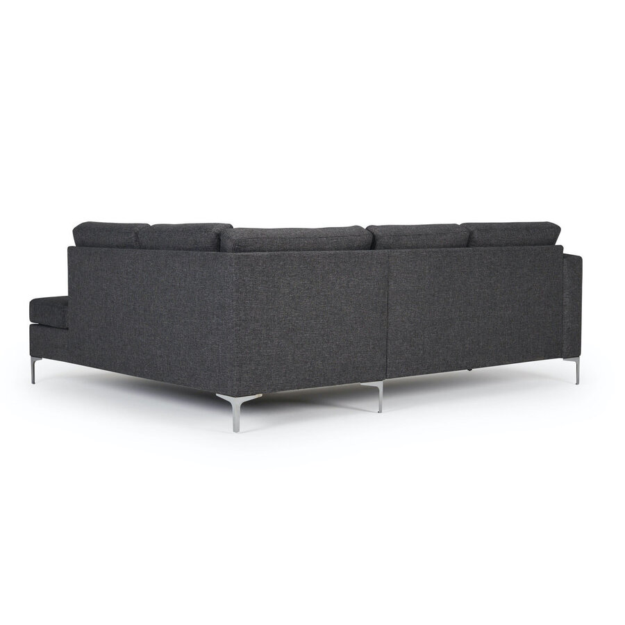 Shea 2-zits + Openend Hoekbank Antraciet Links Shea 2-zits + Openend Hoekbank Antraciet Links