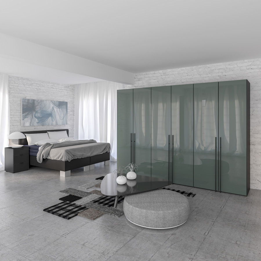 Verde Draaideurkast Glas 6 deurs