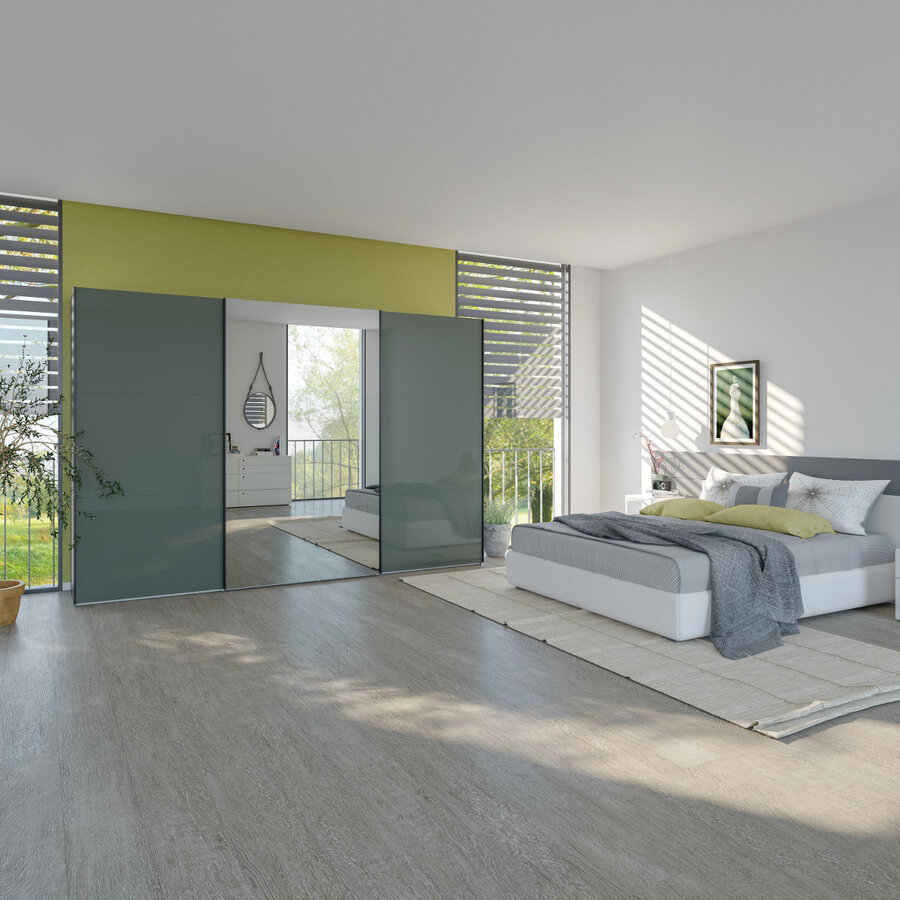 Verde Schuifdeurkast Glas 152 cm Verde Schuifdeurkast Glas 152 cm