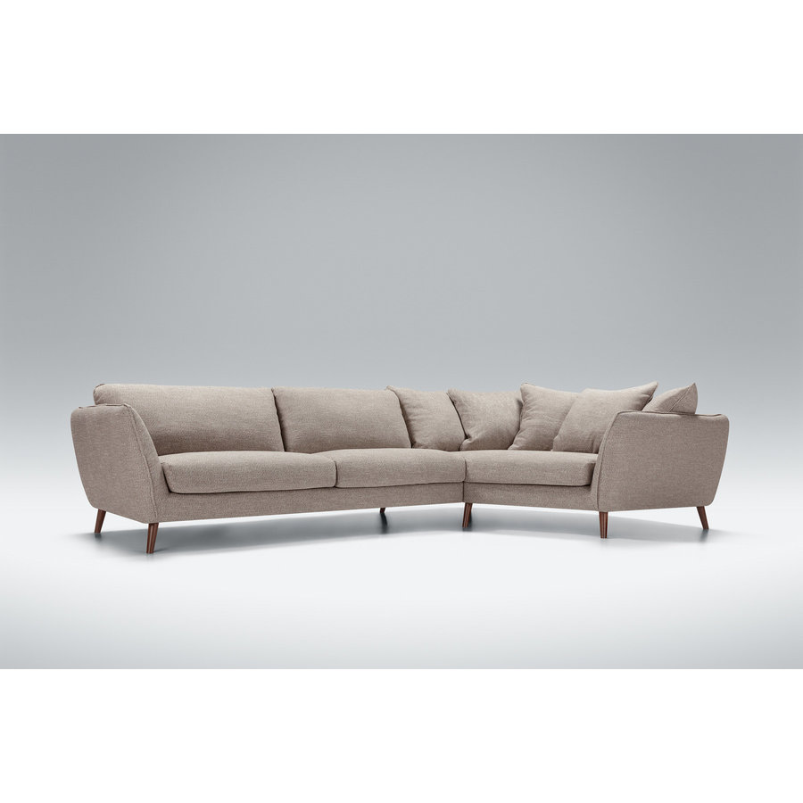 Stella 3-zits Cozy Hoekbank Rechts Beige Stella 3-zits Cozy Hoekbank Rechts Beige