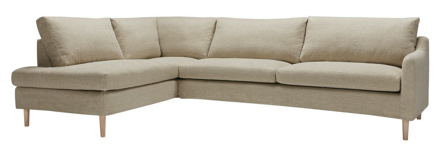 Sits Elis 2-zits + Divan Hoekbank Links Beige