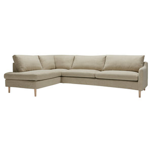 Sits Elis 3-zits + Divan Hoekbank Links Beige Sits Elis 3-zits + Divan Hoekbank Links Beige