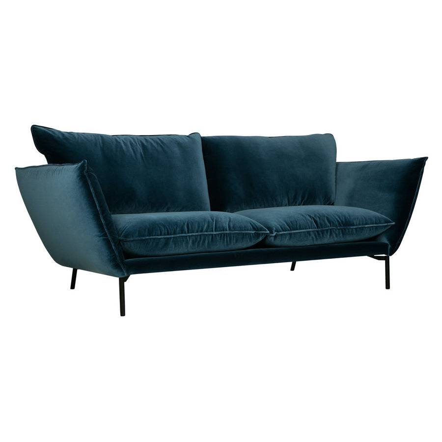 Hugo 3-zits Bank Blauw Hugo 3-zits Bank Blauw