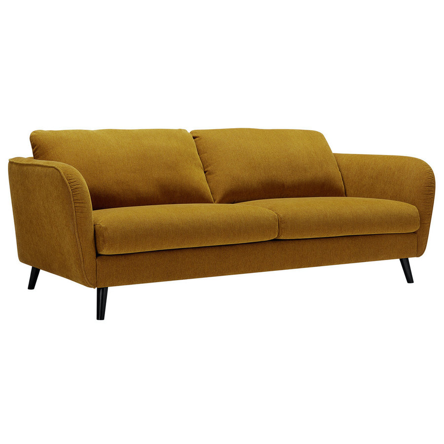 Polly 3-zits Bank Mosterdgeel Polly 3-zits Bank Mosterdgeel