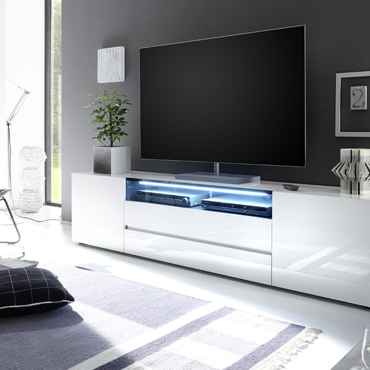 TV meubel hoogglans wit #1 in meubels Furnea