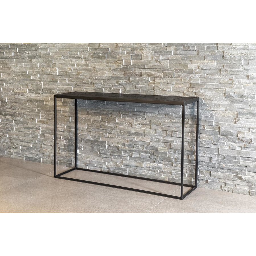 Black Herringbone Sidetable Black Herringbone Sidetable