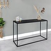 Black Herringbone Sidetable