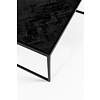 Black Herringbone Vierkante Bijzettafel Black Herringbone Vierkante Bijzettafel