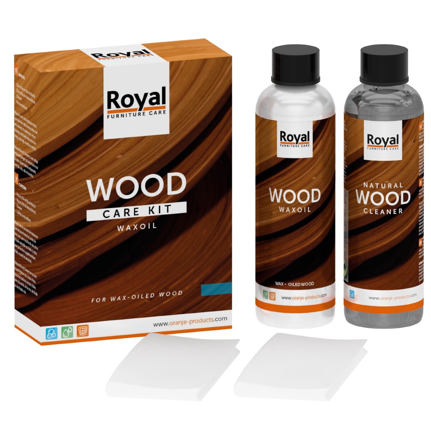 Oranje Furniture Care WaxOil Wood Care Kit + Cleaner