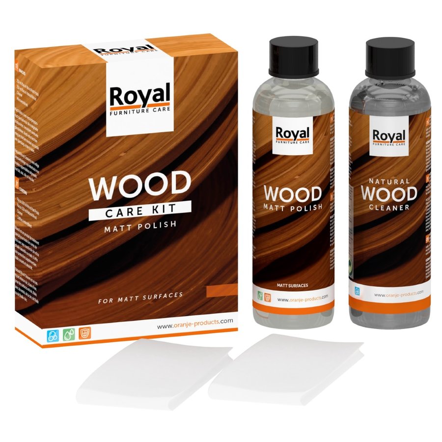 Matt Polish Wood Care Kit + Cleaner
