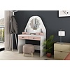 Vanity Star Kaptafel Roze / Wit