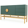 Scoop Dressoir Groen / Eiken